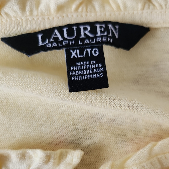 LRL Black Label Linen Blend Tunic Size XL - Picture 8 of 15